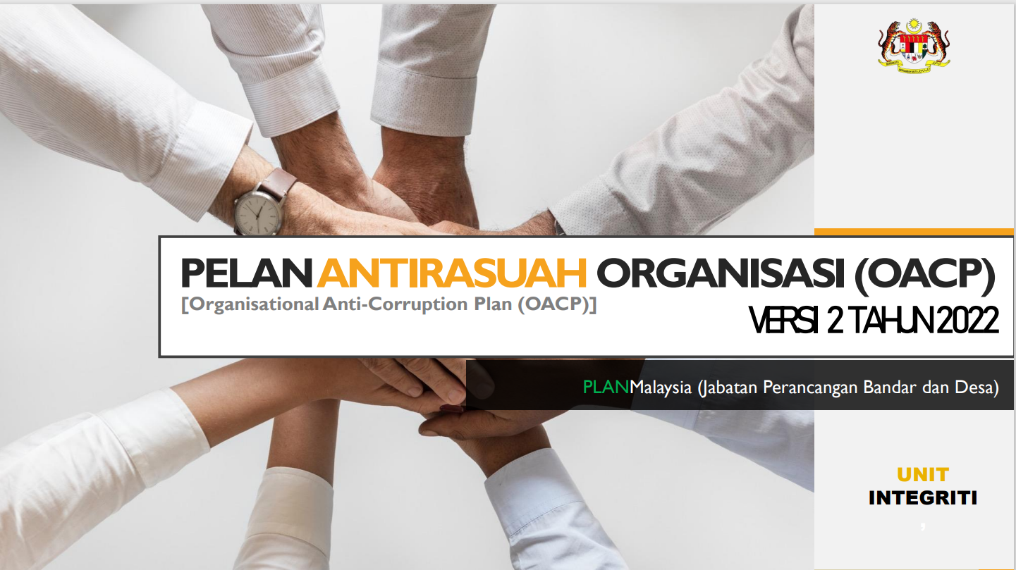 Pelan Antirasuah Organisasi (OACP) PLANMalaysia Versi 2 Tahun 2022