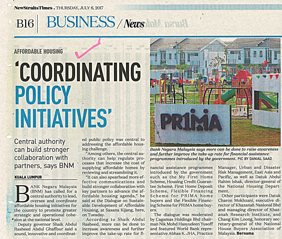 Coordinating Policy Initiatives