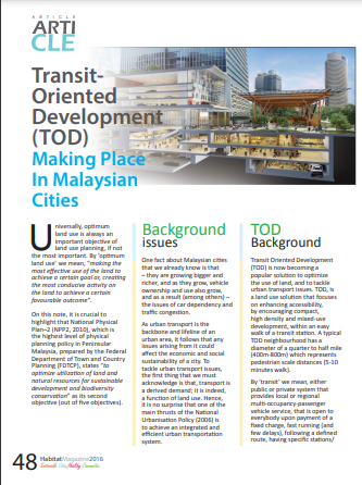 Transit-Oriented Development (TOD)